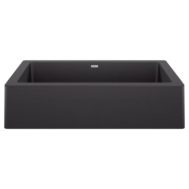 BLANCO 526538 Vintera Vintera SILGRANIT 30" Single Bowl Apron-Front Farmhouse Sink - Anthracite in Anthracite
