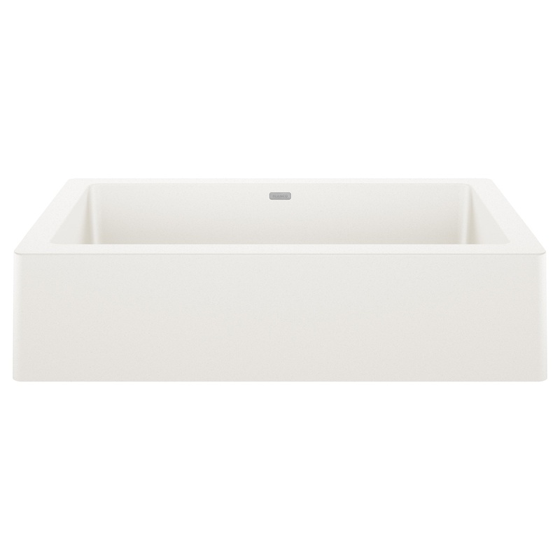 BLANCO 526541 Vintera Vintera SILGRANIT 30" Single Bowl Apron-Front Farmhouse Sink - White in White