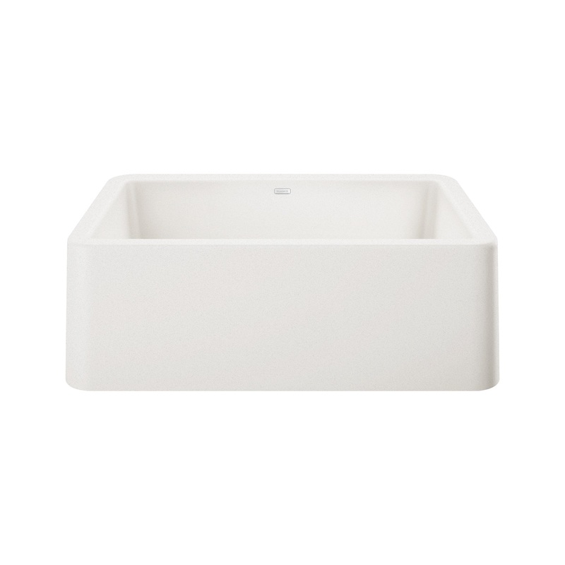 BLANCO 401734 Ikon Ikon SILGRANIT 30" Single Bowl Apron-Front Farmhouse Sink - White in White