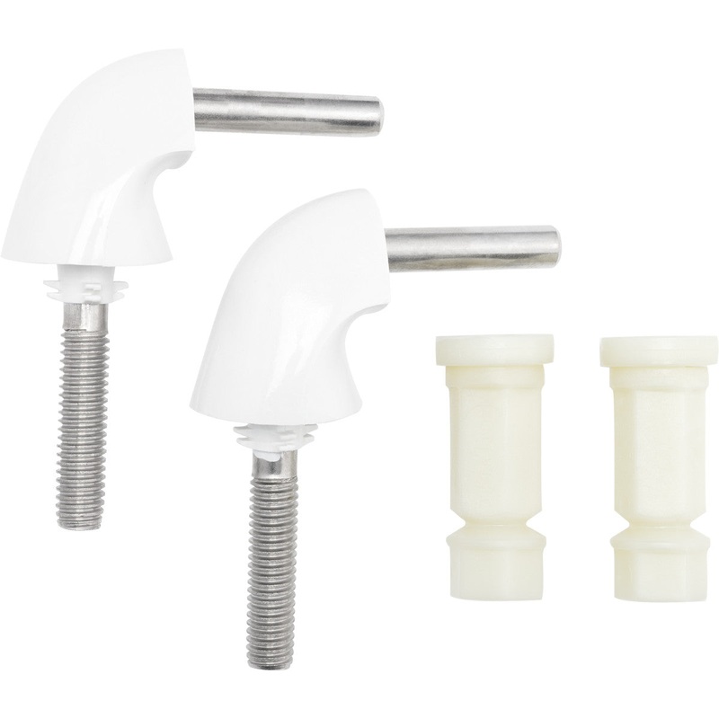 1955CT Replacement Hinge Set in White