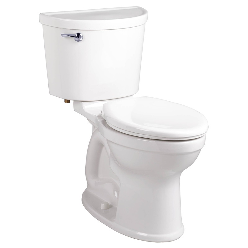 AMERICAN STANDARD 211CA004.020, Champion PRO Two-Piece 1.6 gpf/6.0 Lpf Standard Height Elongated Toilet Less Seat in White
