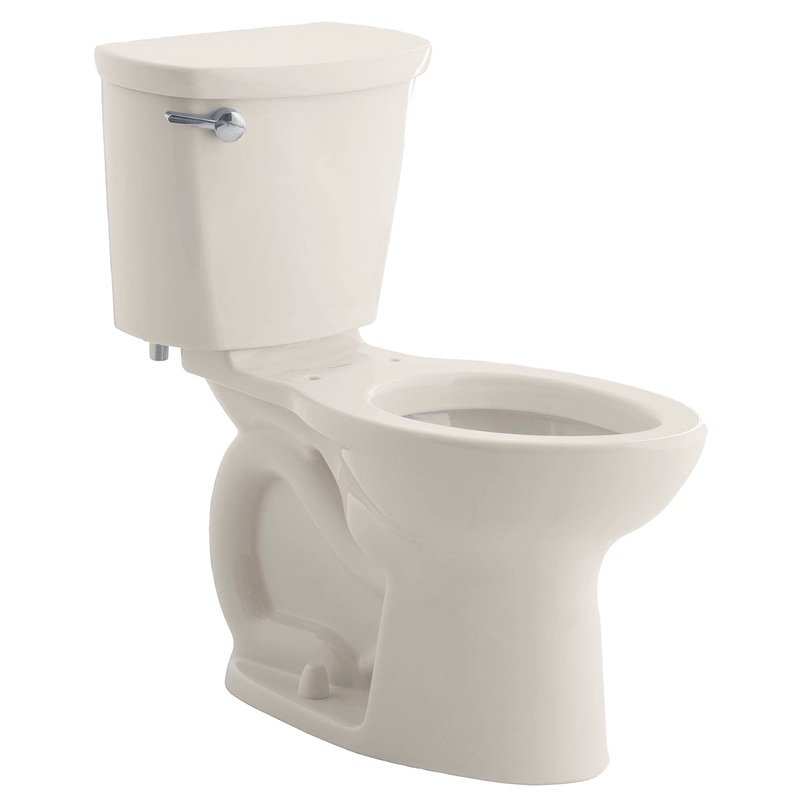 AMERICAN STANDARD 215AA004.222, Cadet PRO Two-Piece 1.6 gpf/6.0 Lpf Chair Height Elongated Toilet Less Seat in Linen
