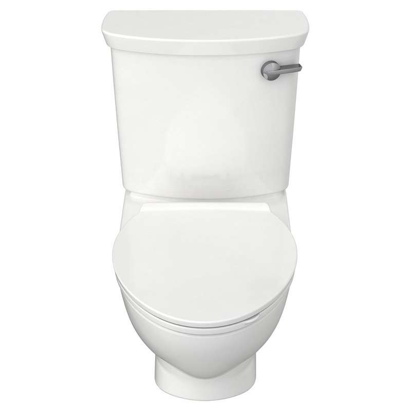 AMERICAN STANDARD 2882108.020, Glenwall VorMax Two-Piece 1.28 gpf/4.8 Lpf Right-Hand Trip Lever Back Outlet Elongated Wall-Hung EverClean Toilet in White