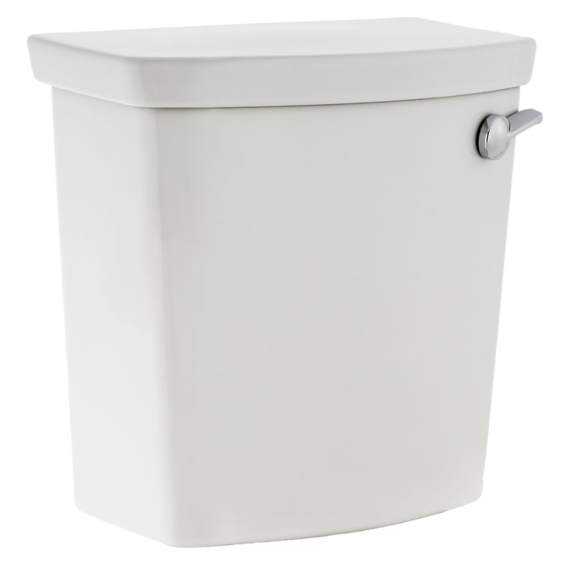AMERICAN STANDARD 4133A115.020, H2Optimum 1.1 gpf/4.2 Lpf 12-Inch Rough Right-Hand Trip Lever Tank in White