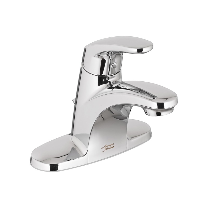 AMERICAN STANDARD 7075050.002, Colony PRO 4-Inch Centerset Single-Handle Bathroom Faucet 0.5 gpm/1.9 L/min With Lever Handle in Chrome