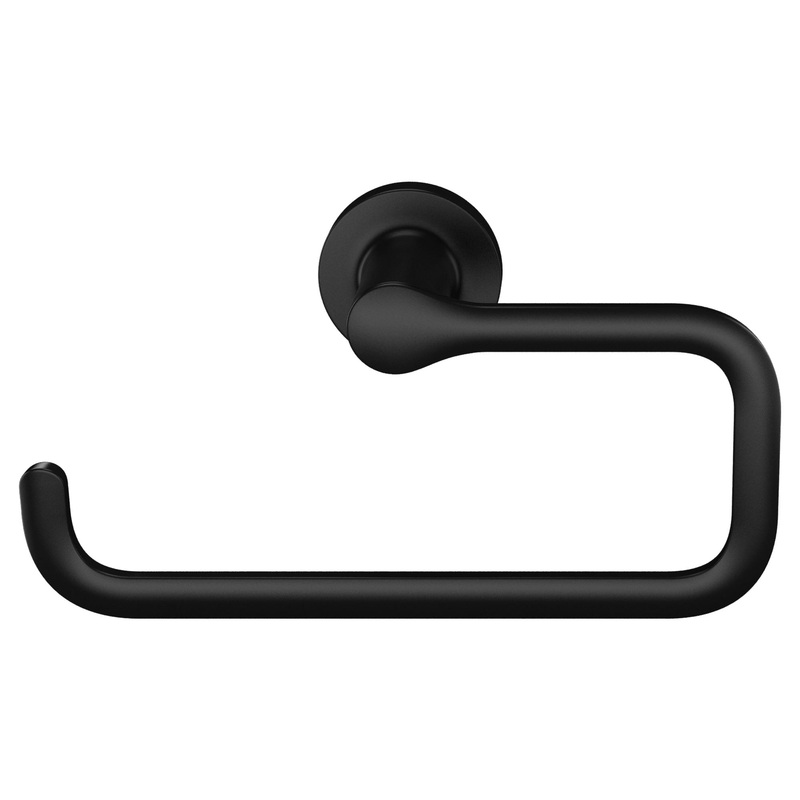 AMERICAN STANDARD 7105190.243, Studio S Towel Ring in Matte Black