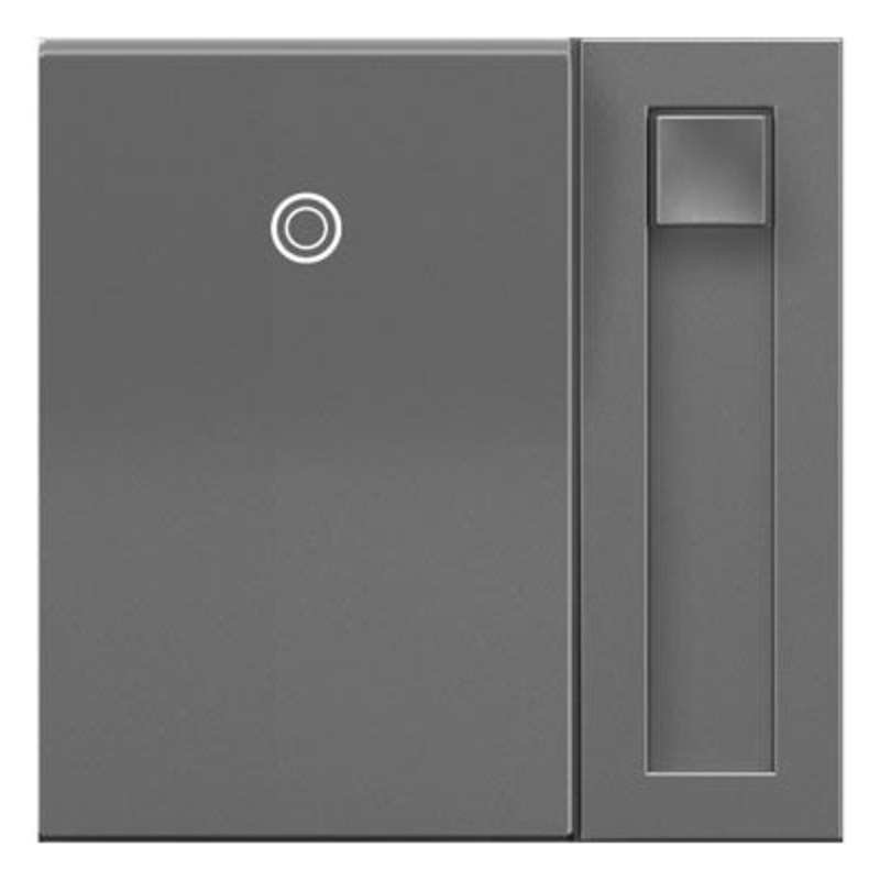 Legrand ADPD703HM4 ADORNE 700W Incandescent/Halogen Paddle Dimmer, Magnesium, with Microban