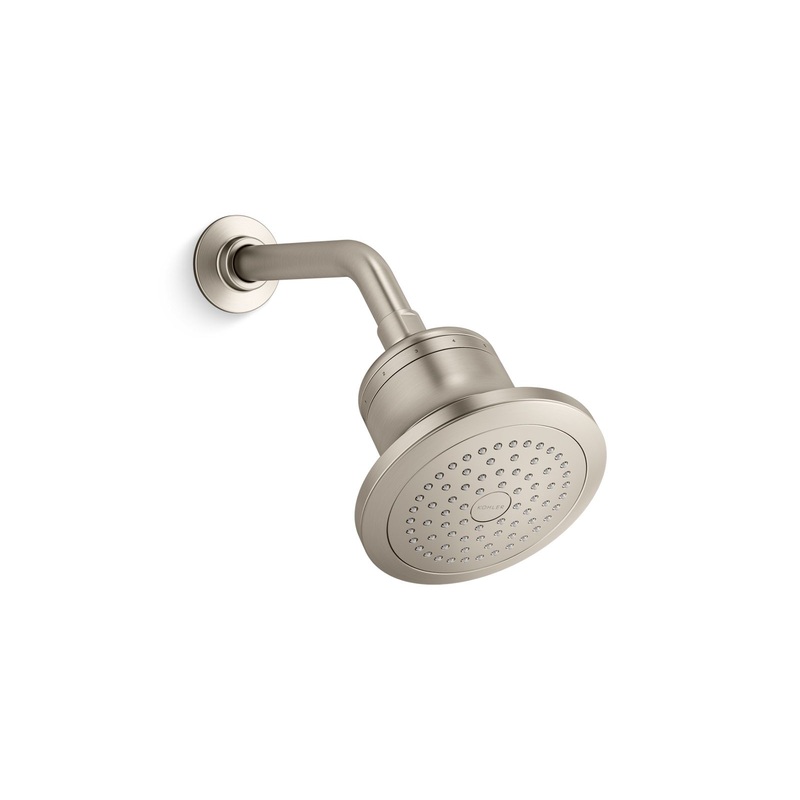 KOHLER K-33631-Y-BN Cinq Single-Function Filtered Showerhead 2.5 GPM In Vibrant Brushed Nickel