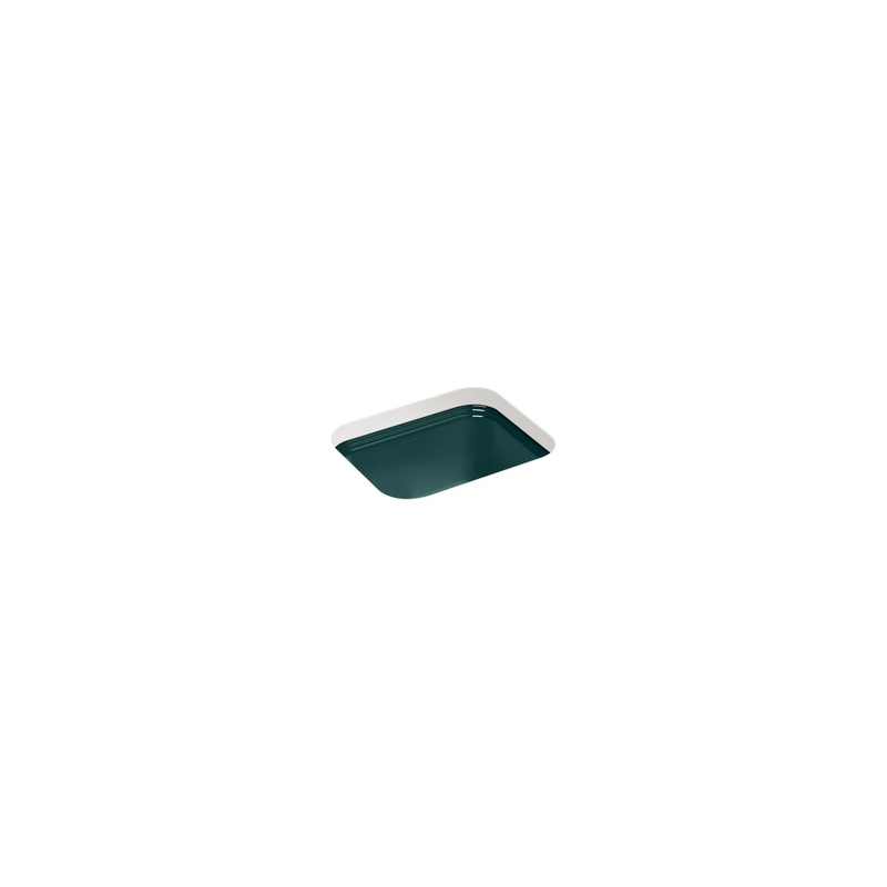 KOHLER K-6589-U-17 Northland 15 in. Undermount Single-Bowl Bar Sink In Teal