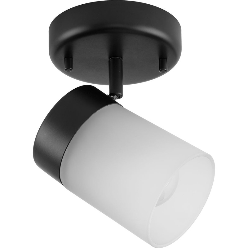 PROGRESS LIGHTING P900011-031 Ridgecrest Collection Black One-Head Multi-Directional Track in Black