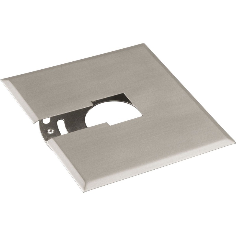 PROGRESS LIGHTING P8753-09 Alpha Trak Canopy Kit Flush Mount in Brushed Nickel