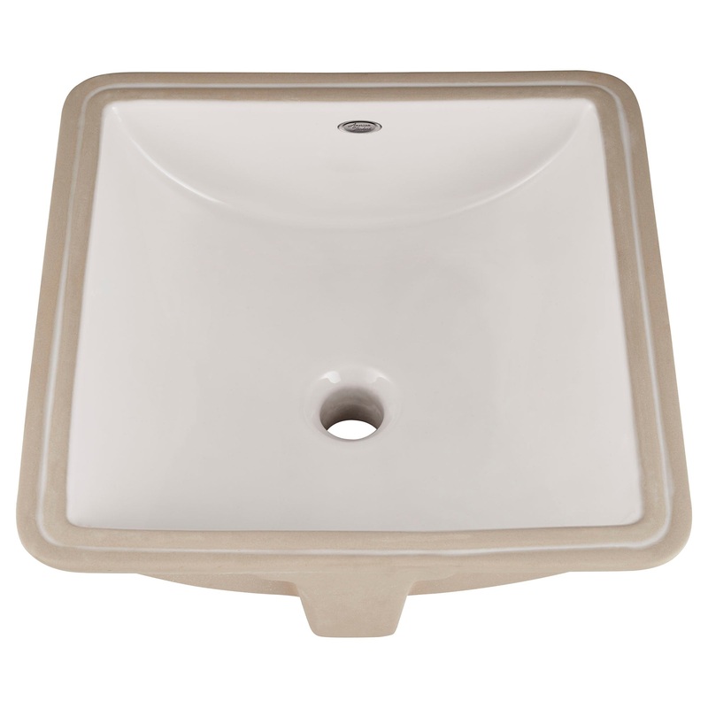 AMERICAN STANDARD 0426000.020, Studio Carre Under Counter Sink in White