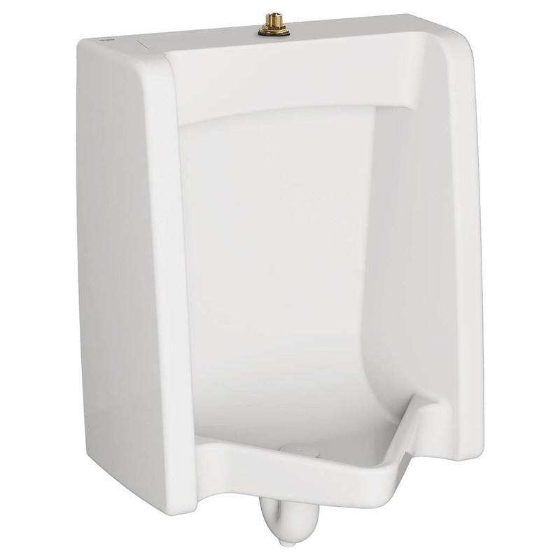 AMERICAN STANDARD 6590001EC.020, Washbrook 0.125  1.0 gpf (0.47  3.8 Lpf) Top Spud Urinal With EverClean in White