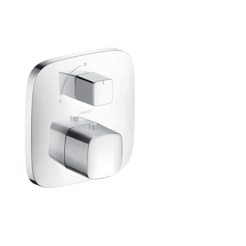 HANSGROHE 15775001 PuraVida Thermostatic Trim with Volume Control in Chrome