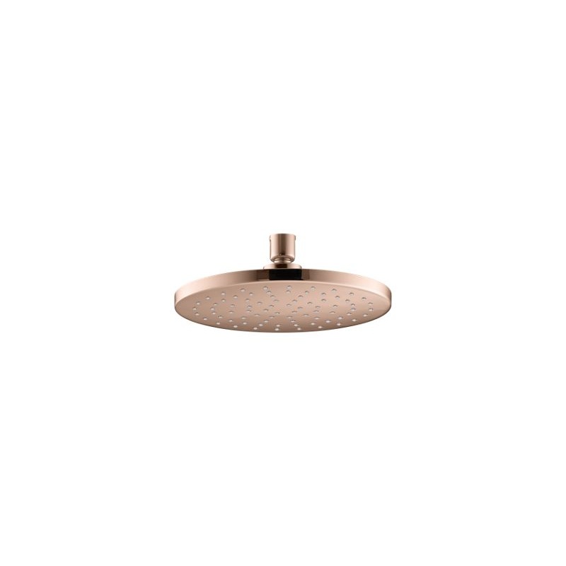 KOHLER K-13688-RGD Contemporary Round 8" Single-Function Rainhead, 2.5 Gpm In Vibrant Rose Gold