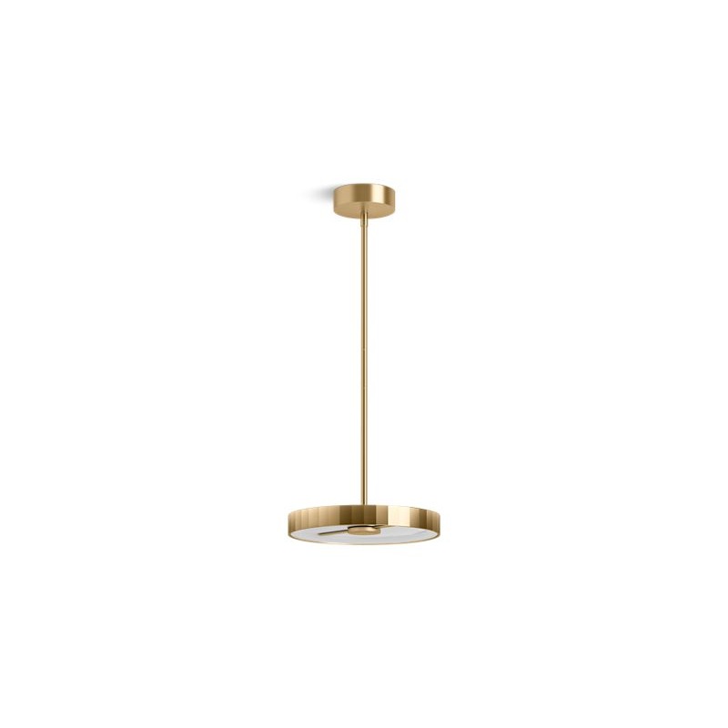KOHLER K-22520-PELED-BGL Simpalo 12" Led Pendant In Moderne Brushed Gold