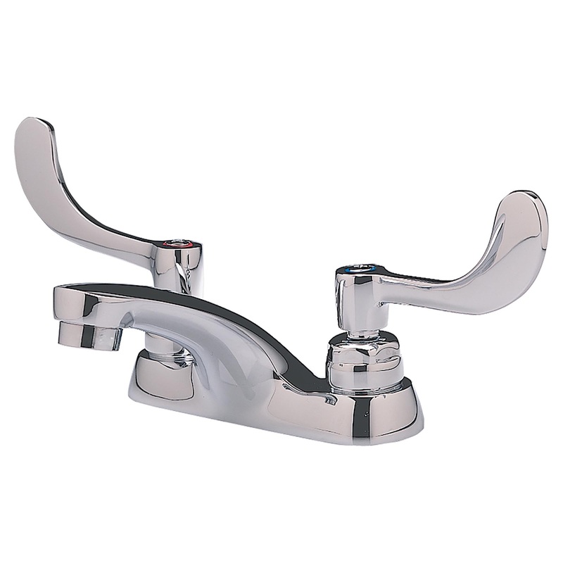 AMERICAN STANDARD 5500174.002, Monterrey 4-Inch Centerset Cast Faucet With Wrist Blade Handles 0.35 gpm/1.3 Lpm in Chrome