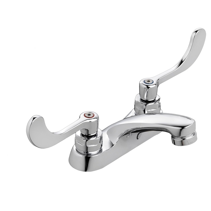AMERICAN STANDARD 5500175.002, Monterrey 4-Inch Centerset Cast Faucet With Wrist Blade Handles 0.5 gpm/1.9 Lpm in Chrome