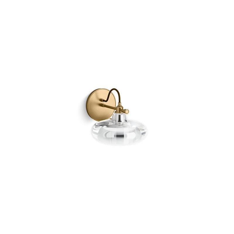 KOHLER K-23669-SC01-BGL Modern Farm One-Light Lacemaker Sconce In Moderne Brushed Gold