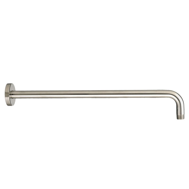 AMERICAN STANDARD 1660118.295, 18-Inch Wall Mount Right Angle Showerhead Arm in Brushed Nickel