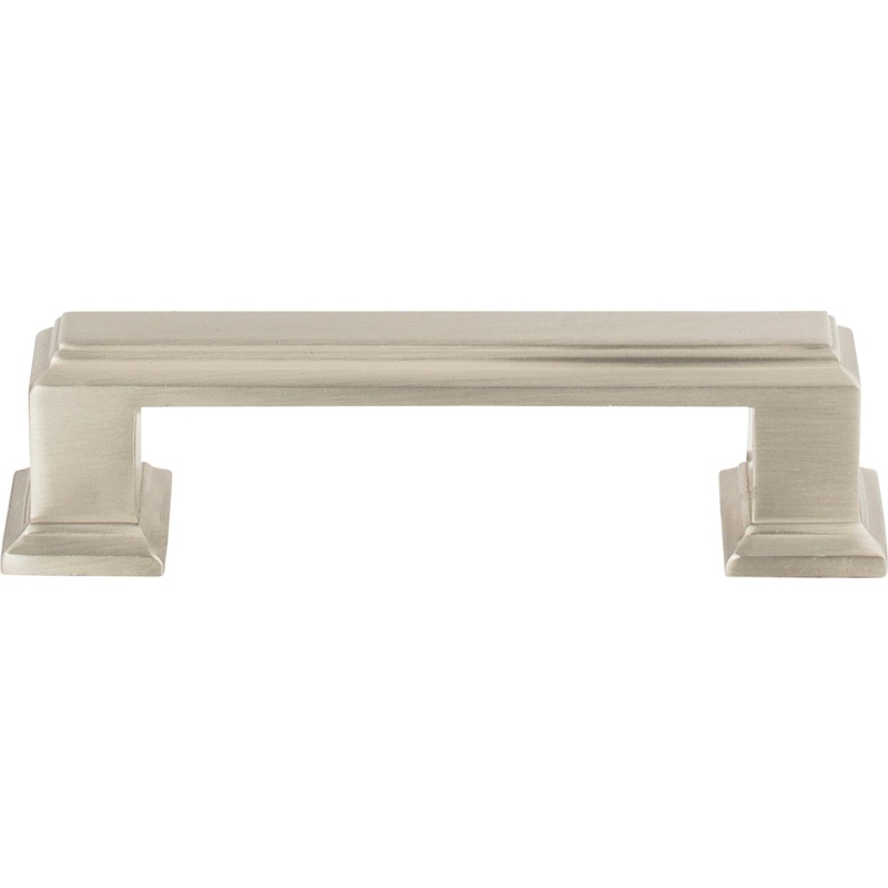 ATLAS 291-BRN Sutton Place 3" Center to Center Bar Pull - Brushed Nickel