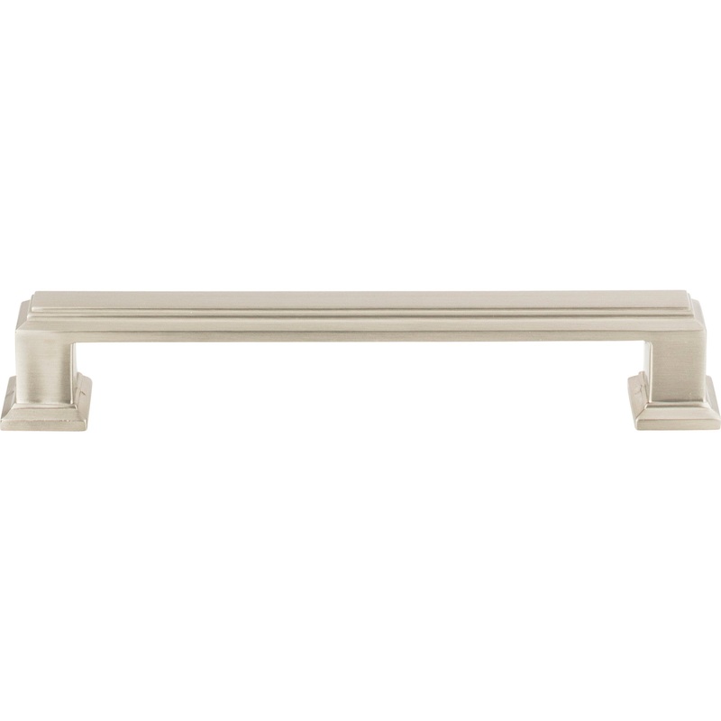 ATLAS 292-BRN Sutton Place 5 1/16" Center to Center Bar Pull - Brushed Nickel