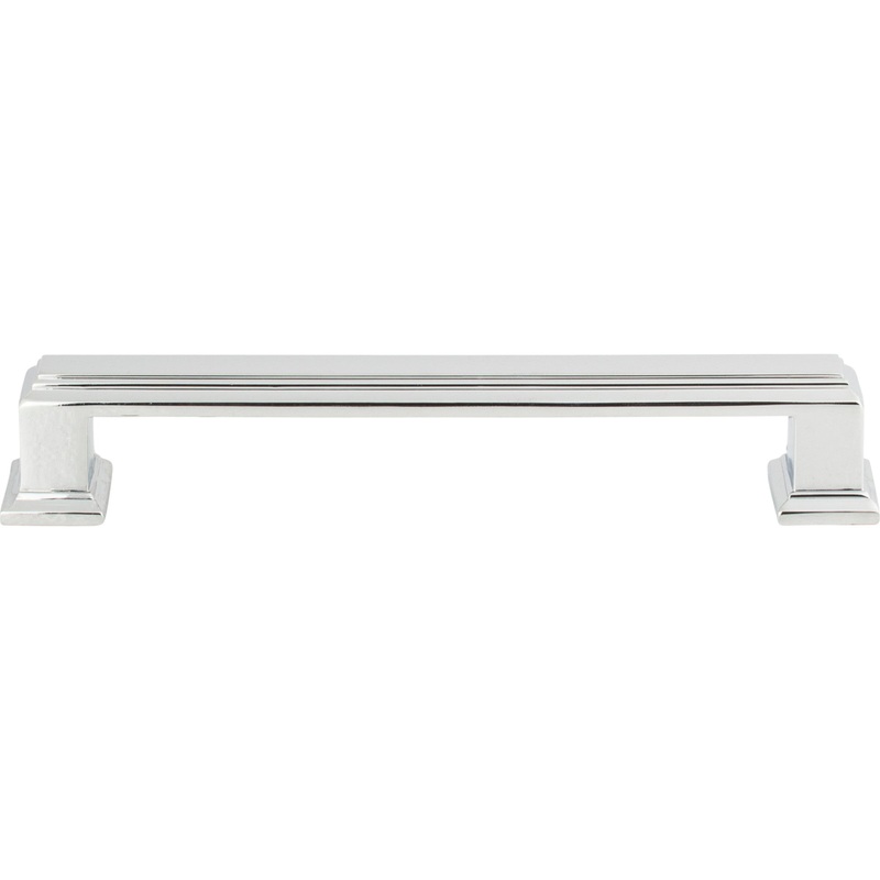 ATLAS 292-CH Sutton Place 5 1/16" Center to Center Bar Pull - Polished Chrome