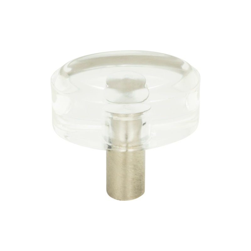 ATLAS 3230-BRN Optimism 1 1/2" Length Oval Knob - Brushed Nickel