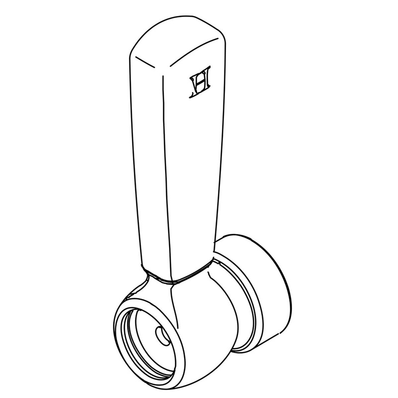 KOHLER K-1033125-CP Assembly, Handle Cold