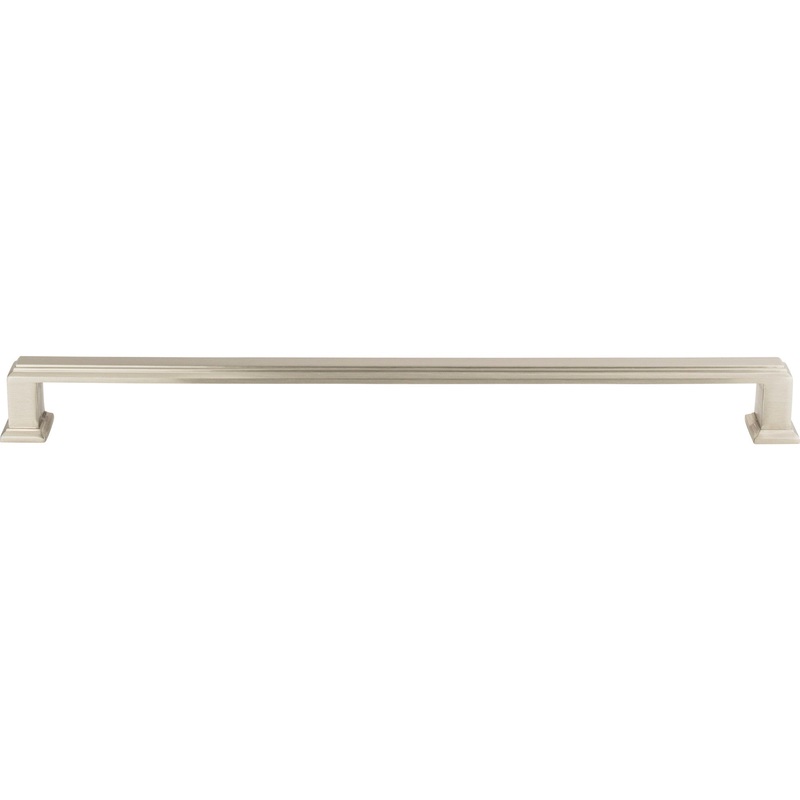 ATLAS 337-BRN Sutton Place 11 5/16" Center to Center Bar Pull - Brushed Nickel