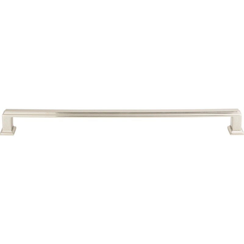 ATLAS 337-PN Sutton Place 11 5/16" Center to Center Bar Pull - Polished Nickel