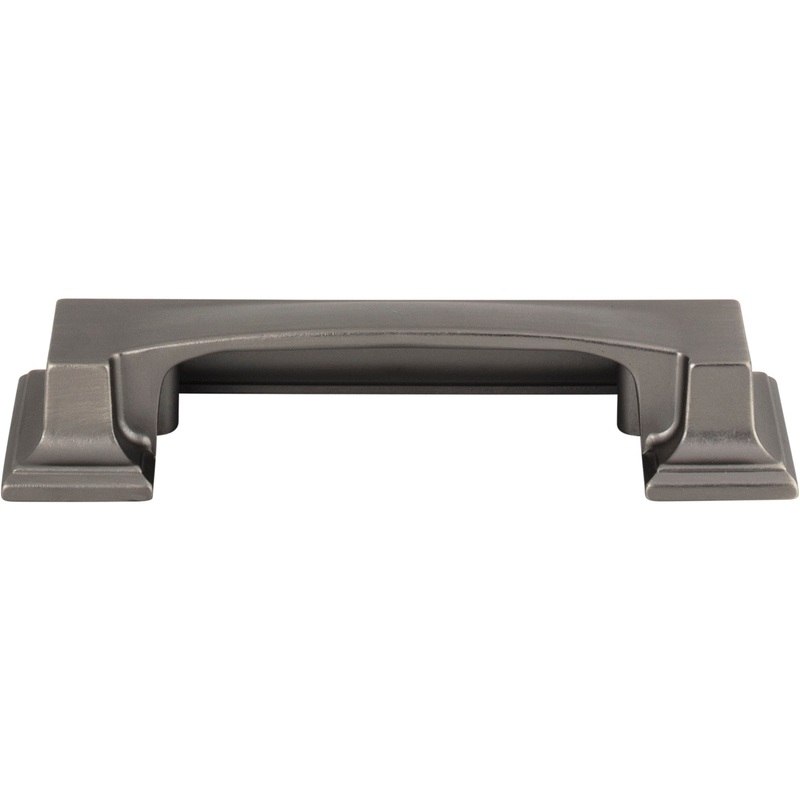 ATLAS 339-SL Sutton Place 3" Center to Center Cup/Bin Pull - Slate