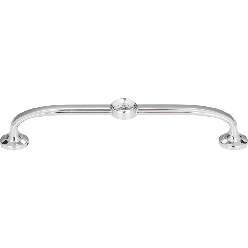 ATLAS 345-CH Legacy Crystal 5 1/16" Center to Center Bar Pull - Polished Chrome