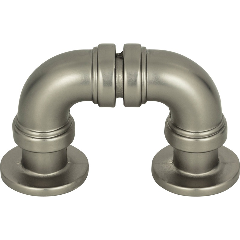 ATLAS 366-GF Steam Punk 1 5/16" Center to Center Finger Pull - Graphite