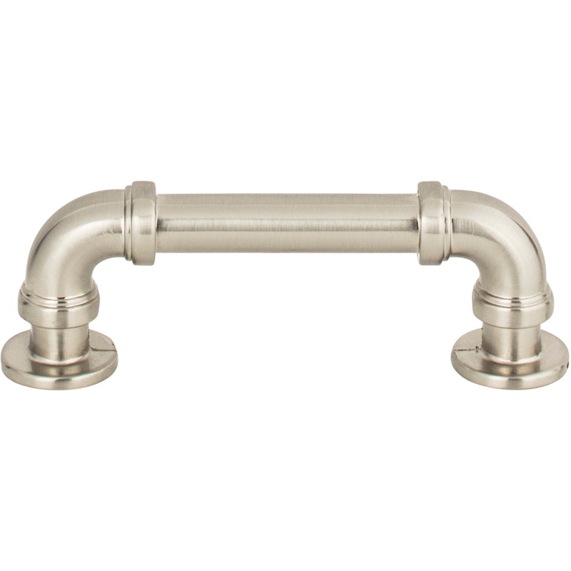 ATLAS 367-BRN Steam Punk 3" Center to Center Bar Pull - Brushed Nickel
