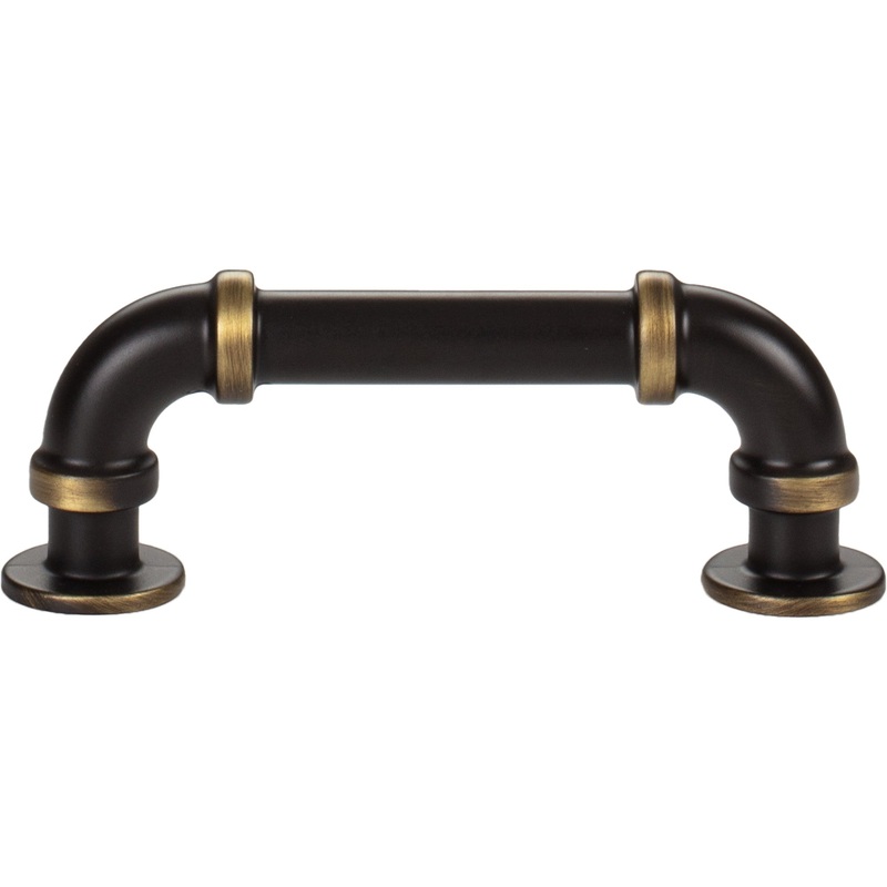 ATLAS 367-CFB Steam Punk 3" Center to Center Bar Pull - Cafe Bronze