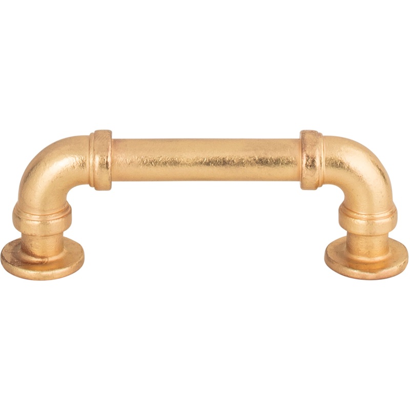 ATLAS 367-UB Steam Punk 3" Center to Center Bar Pull - Vintage Brass
