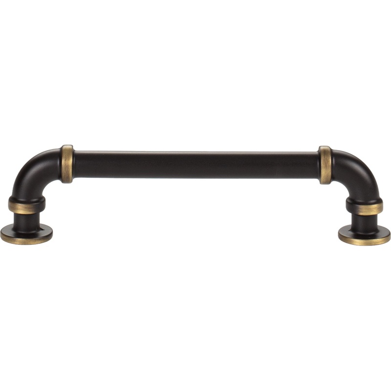 ATLAS 368-CFB Steam Punk 5 1/16" Center to Center Bar Pull - Cafe Bronze