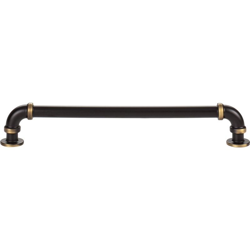 ATLAS 369-CFB Steam Punk 7 9/16" Center to Center Bar Pull - Cafe Bronze