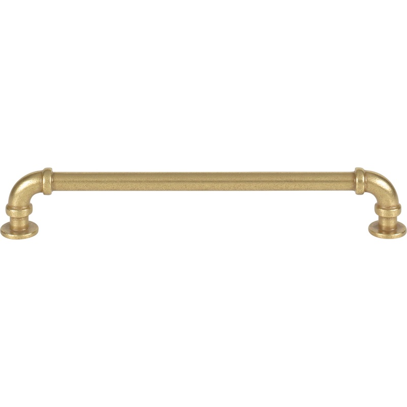 ATLAS 369-UB Steam Punk 7 9/16" Center to Center Bar Pull - Vintage Brass