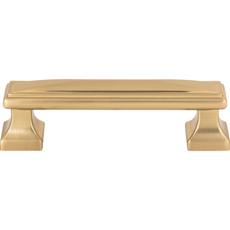 ATLAS 372-WB Wadsworth 3 3/4" Center to Center Bar Pull - Warm Brass