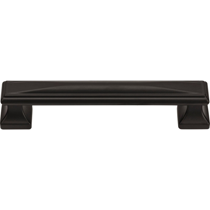 ATLAS 373-BL Wadsworth 5 1/16" Center to Center Bar Pull - Matte Black