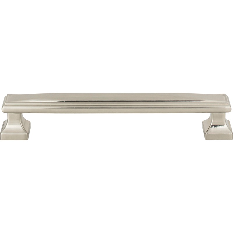 ATLAS 374-BRN Wadsworth 6 5/16" Center to Center Bar Pull - Brushed Nickel