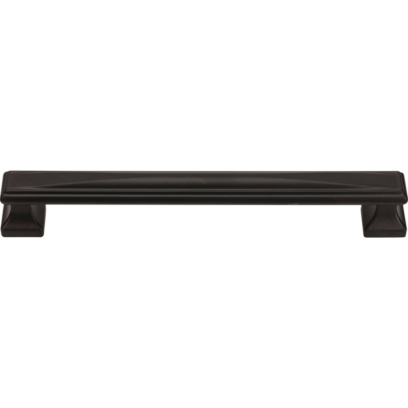 ATLAS 375-BL Wadsworth 7 9/16" Center to Center Bar Pull - Matte Black