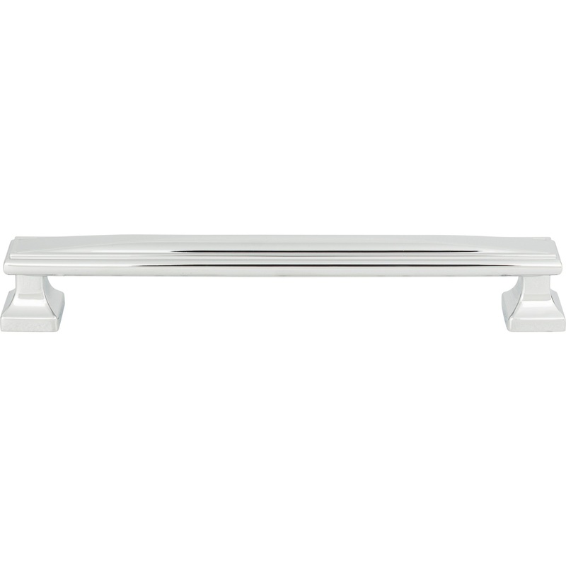 ATLAS 375-CH Wadsworth 7 9/16" Center to Center Bar Pull - Polished Chrome