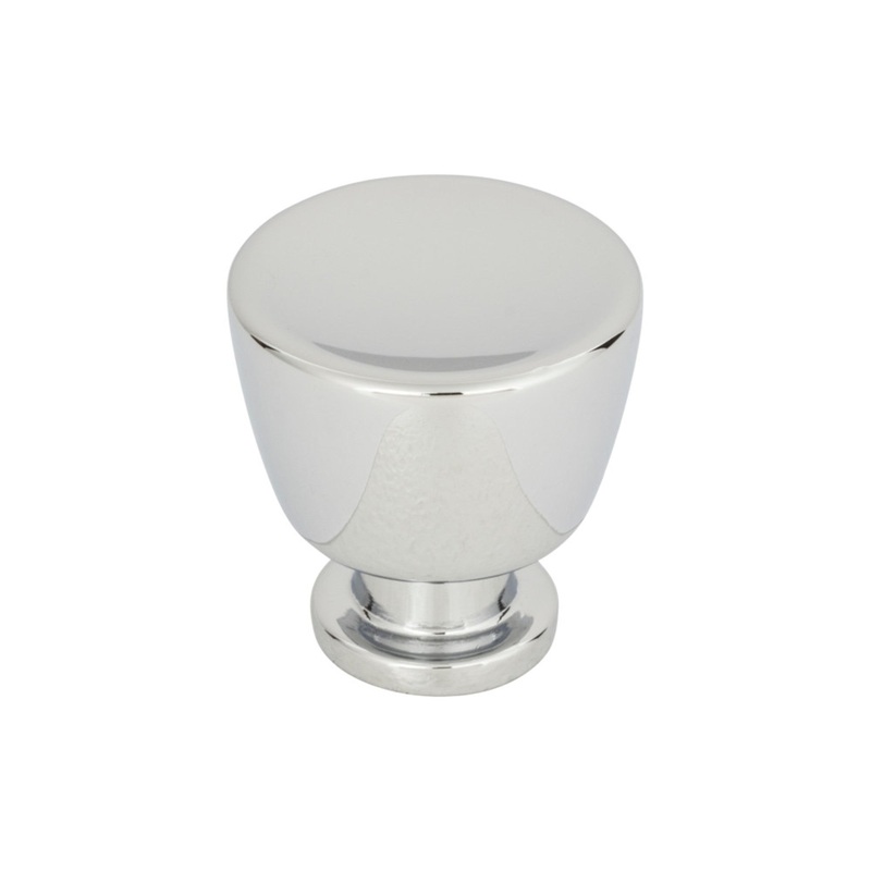 ATLAS 412-CH Tiki Hut 1 1/8" Diameter Round Knob - Polished Chrome