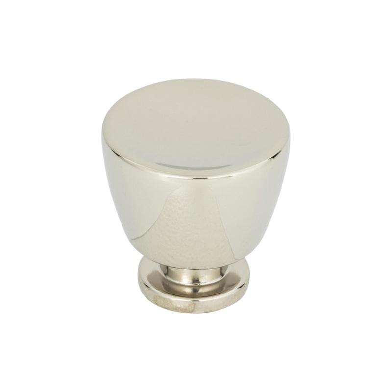 ATLAS 413-PN Tiki Hut 1 1/4" Diameter Round Knob - Polished Nickel