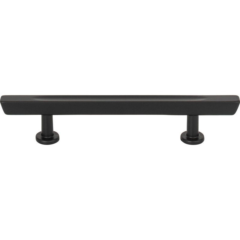 ATLAS 414-BL Tiki Hut 3 3/4" Center to Center Bar Pull - Matte Black