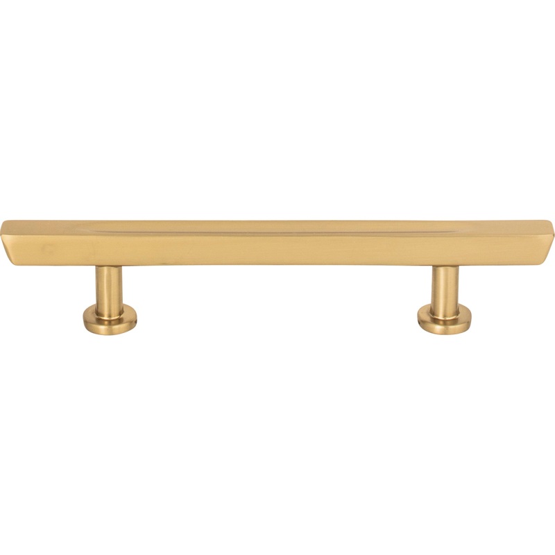 ATLAS 414-WB Tiki Hut 3 3/4" Center to Center Bar Pull - Warm Brass