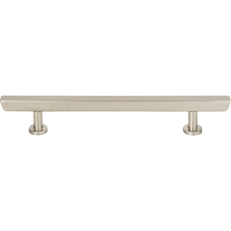 ATLAS 415-BRN Tiki Hut 5 1/16" Center to Center Bar Pull - Brushed Nickel